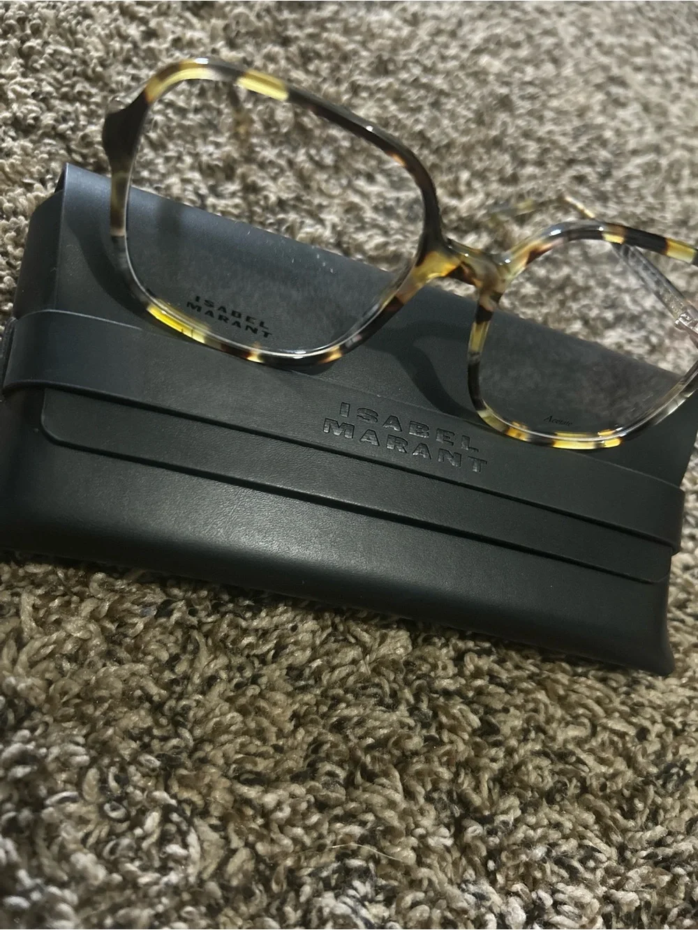 Isabel Marant Tortoise Shell Brown and Yellow Optical Glasses
